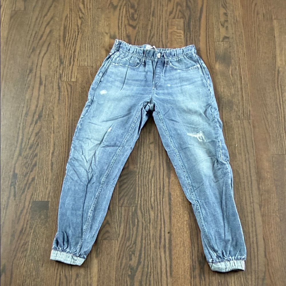 rag & bone Indigo Elastic Waist Jeans